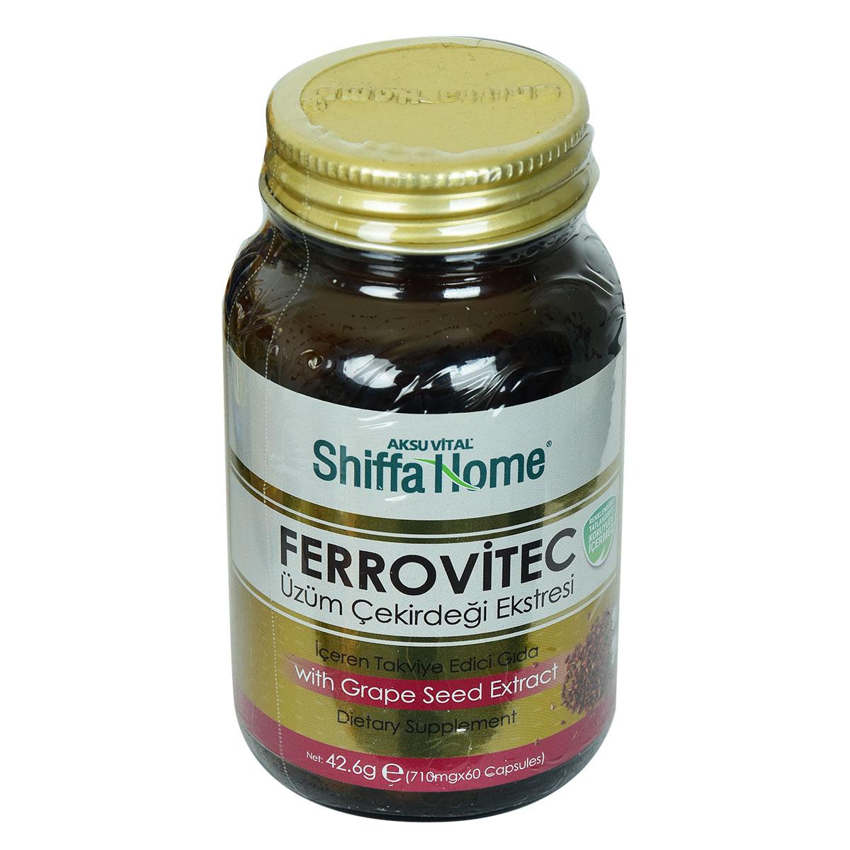 Aksu Vital Shiffa Home Ferrovitec Aromalı Unisex Vitamin 60 Kapsül