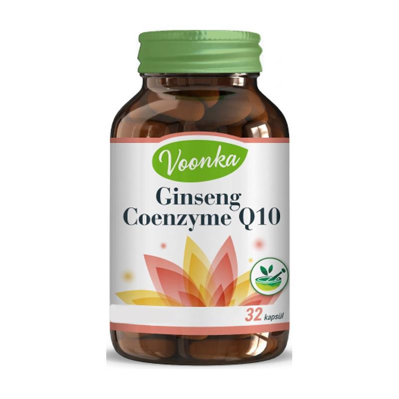 Voonka Ginseng Coenzym Q10 Aromasız Unisex Vitamin 32 Kapsül