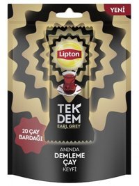 Lipton Tek Dem Earl Grey Dökme Çay 20 Adet