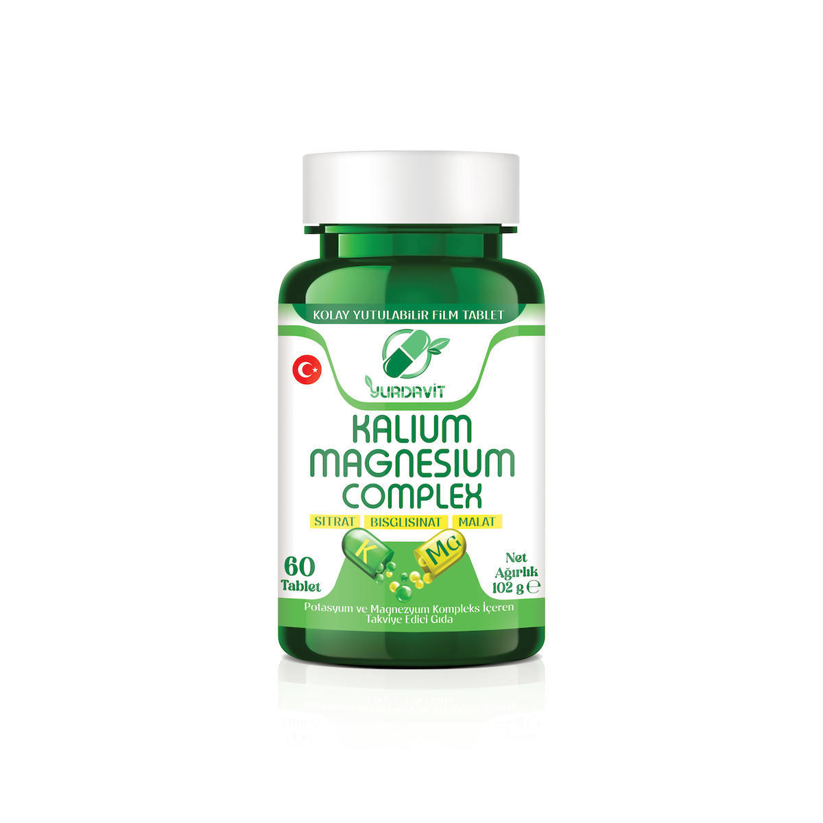 Yurdavit Magnezyum Complex Sade Unisex Vitamin 60 Tablet
