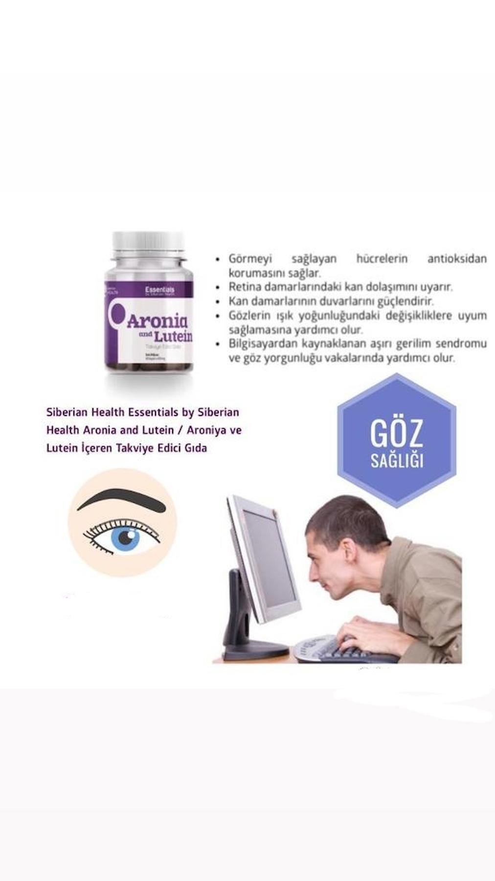 Siberian Wellness Lutein Aromasız Unisex Vitamin 60 Tablet