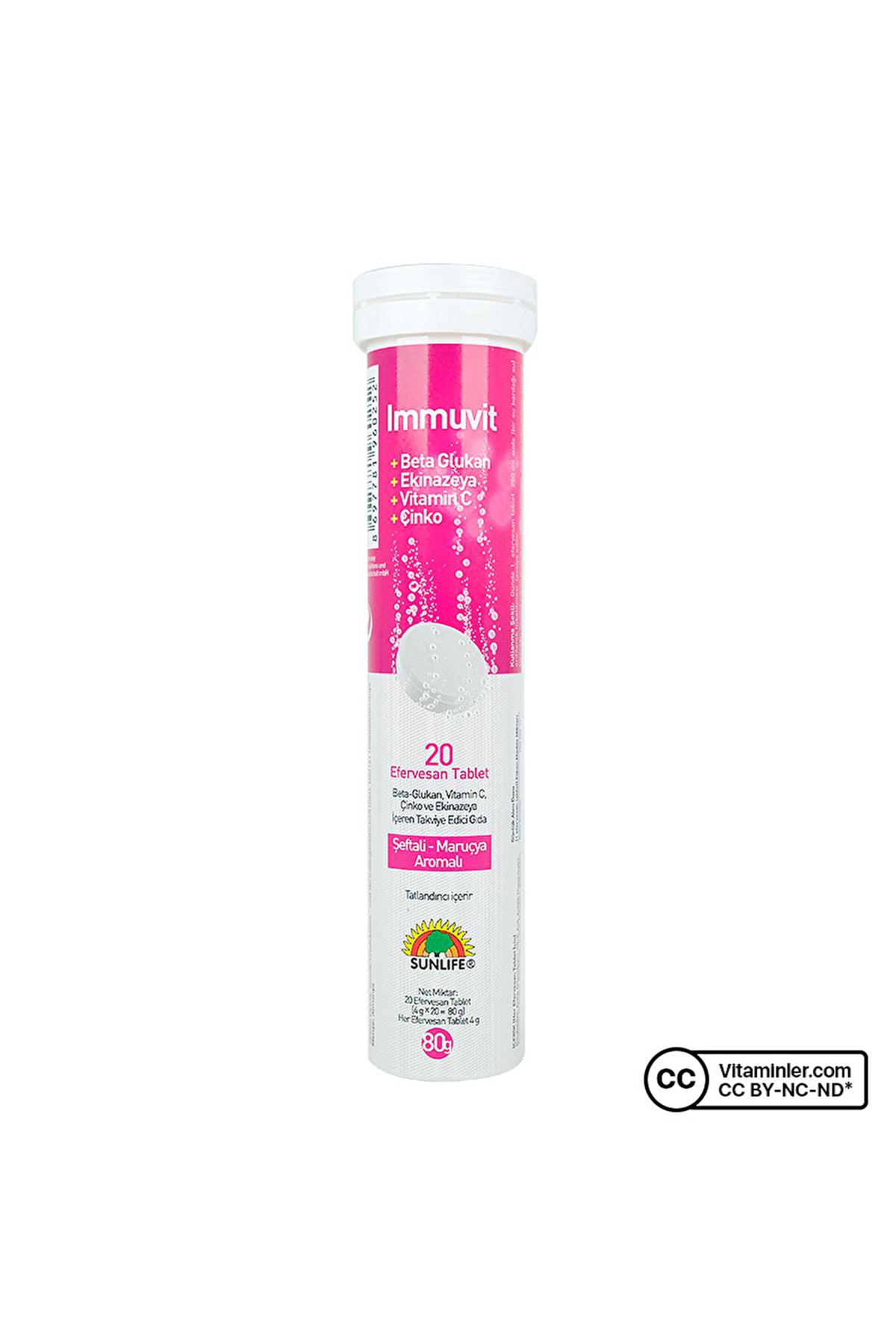 Sunlife İmmuvit Aromalı Unisex Vitamin 20 Tablet