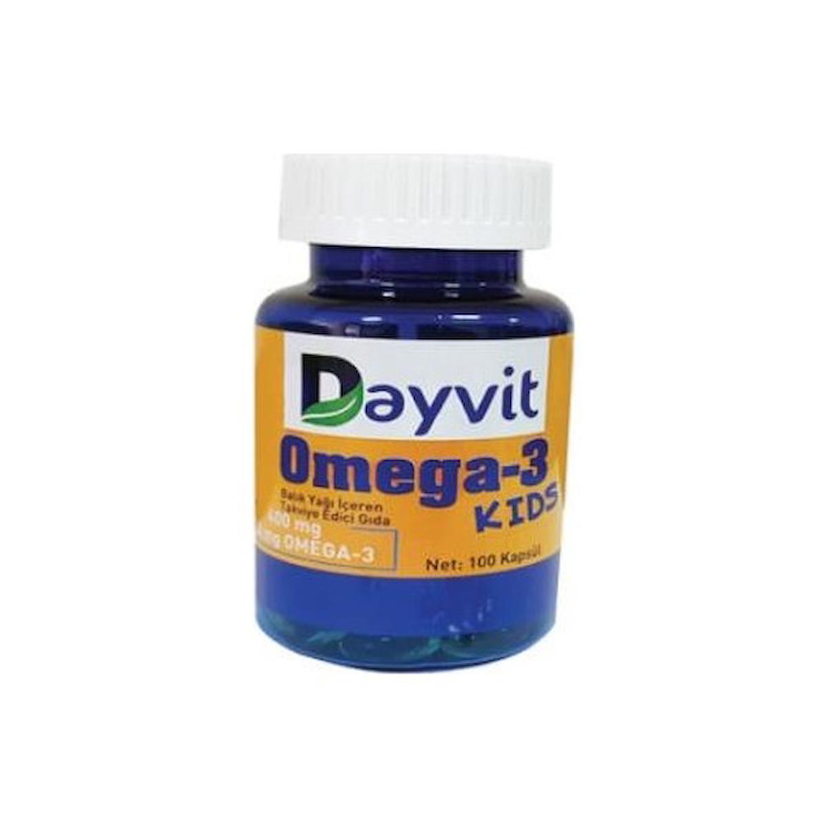 Dayvit Dayvit Omega 3 Sade Çocuk Vitamin 100 Tablet