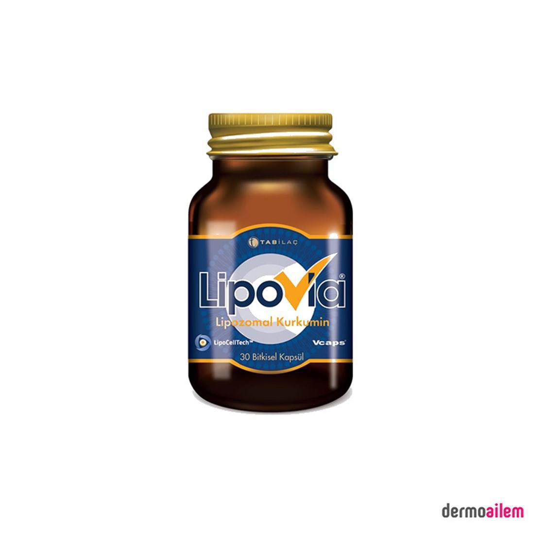 Tab İlaç Lipozomal Kurkumin Sade Unisex Vitamin 30 Tablet