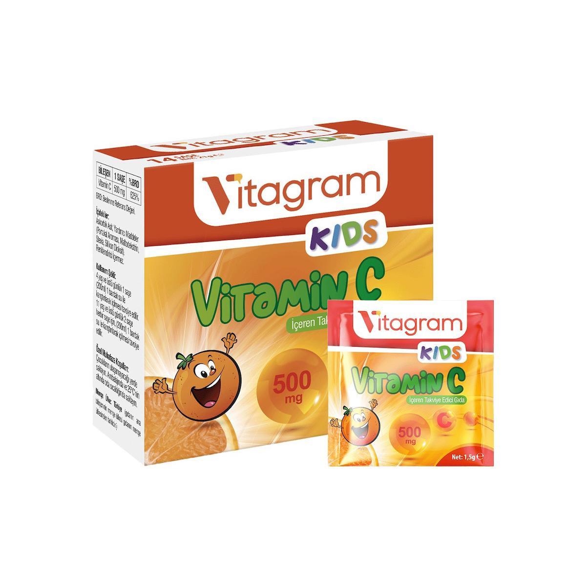 Vita C Vitamini Aromalı Çocuk 14 Şase