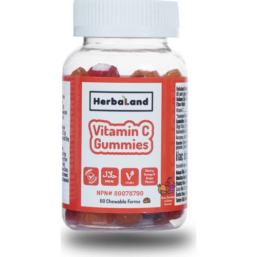 Herbaland C Gummies 60 Aromasız Çocuk Vitamin 60 Tablet