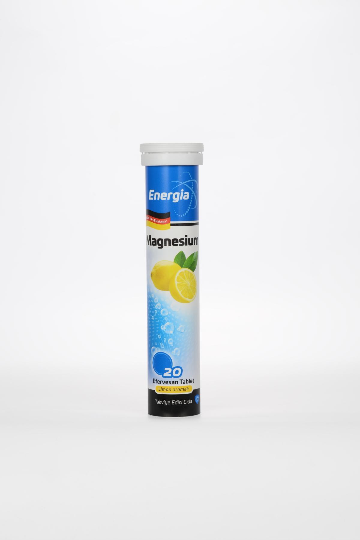Energia Magnezyum Aromalı Unisex Vitamin 20 Tablet