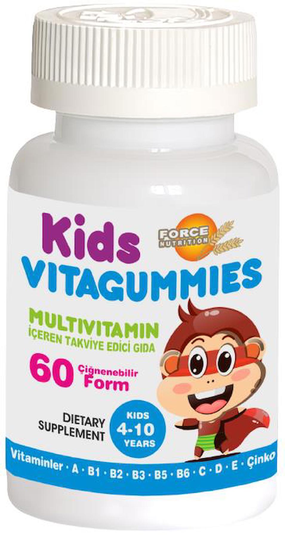 Force Nutrition Aromasız Çocuk Vitamin 60 Tablet