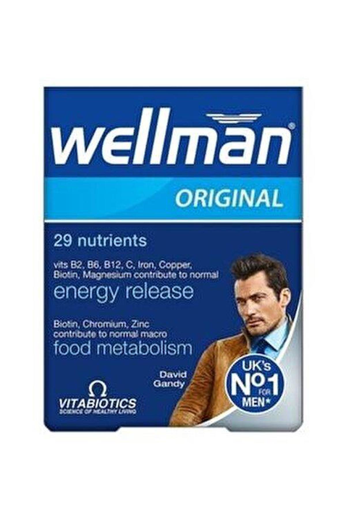 Wellman Vıtabıotıcs Sade Erkek Vitamin 30 Tablet