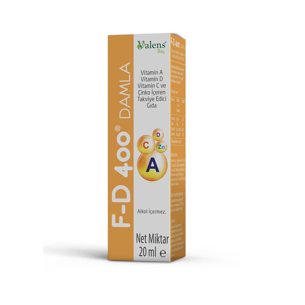 Valens Çinko Sade Unisex Vitamin 20 ml