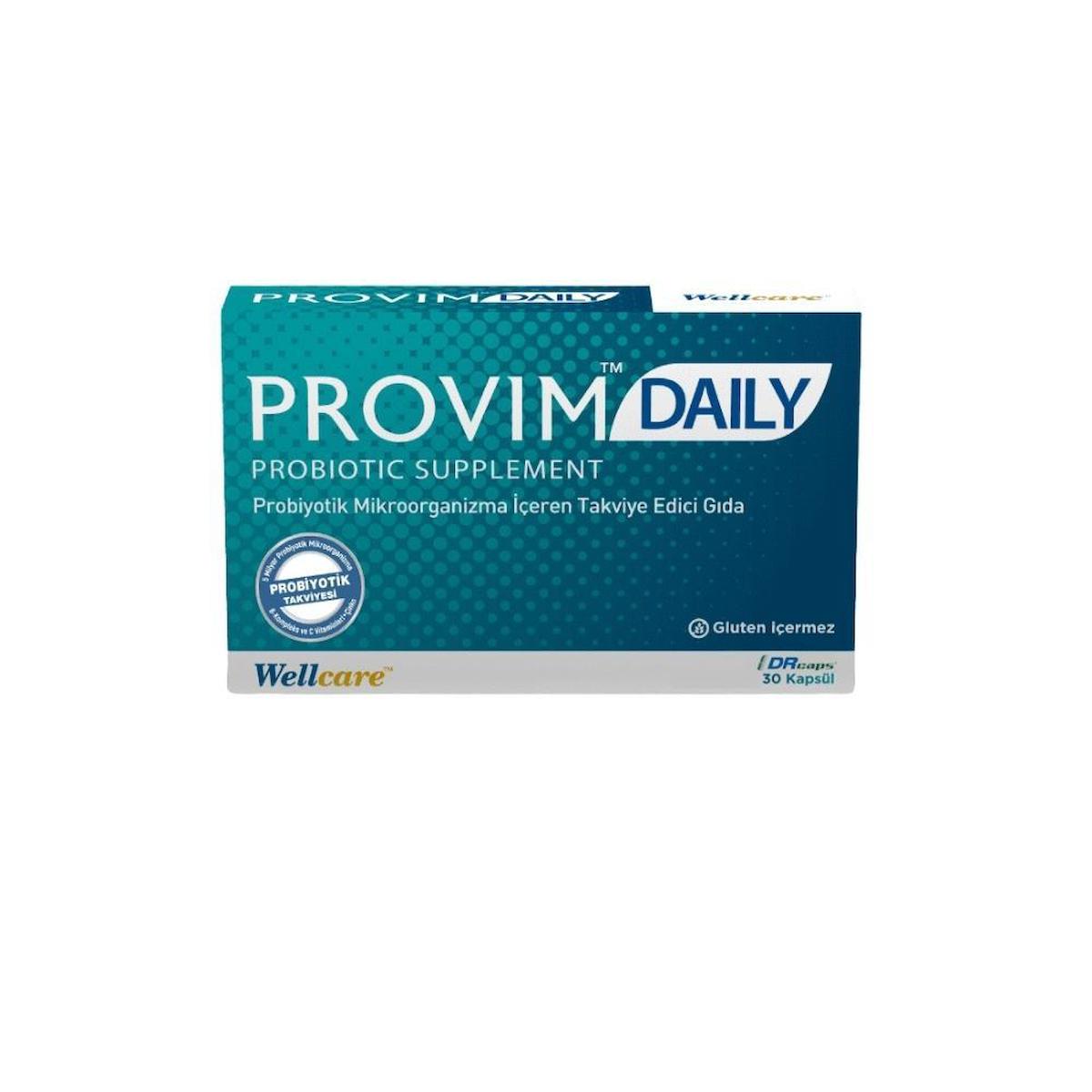 Wellcare Probiyotik Supplement Sade Unisex Vitamin 30 Kapsül