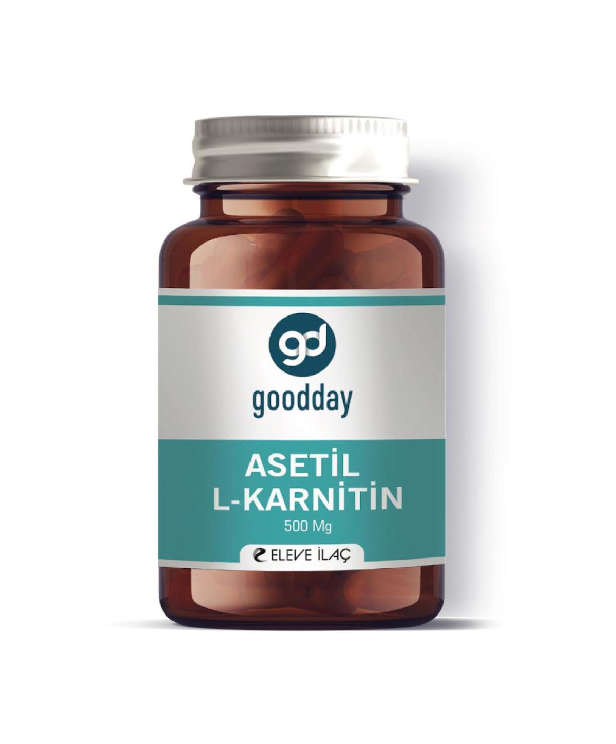 Goodday Asetil L Karnitin Aromasız Unisex Vitamin 60 Kapsül