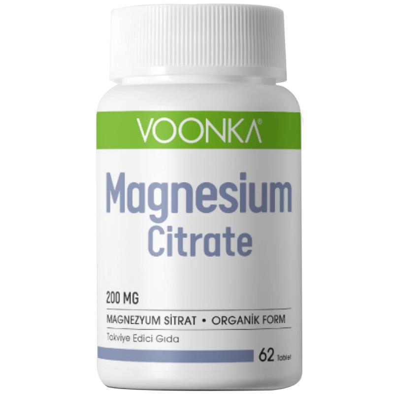 Voonka Magensium Citrate Sade Unisex Vitamin 62 Kapsül