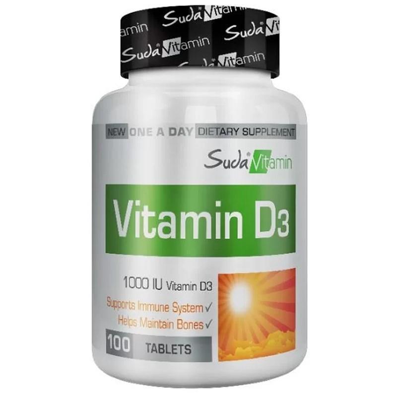 Suda Vitamin Vitamin D Sade Unisex 100 Tablet