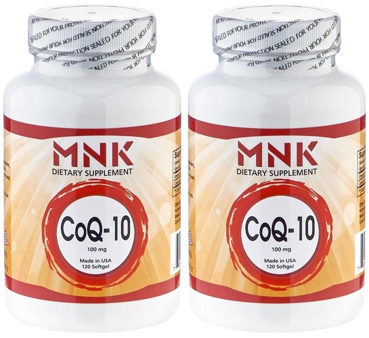 Mnk Koenzim Q10 Aromasız Unisex Vitamin 2x120 Adet