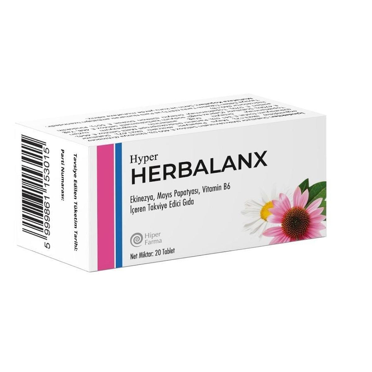 Hyper Herbalanx Aromasız Unisex Vitamin 20 Tablet