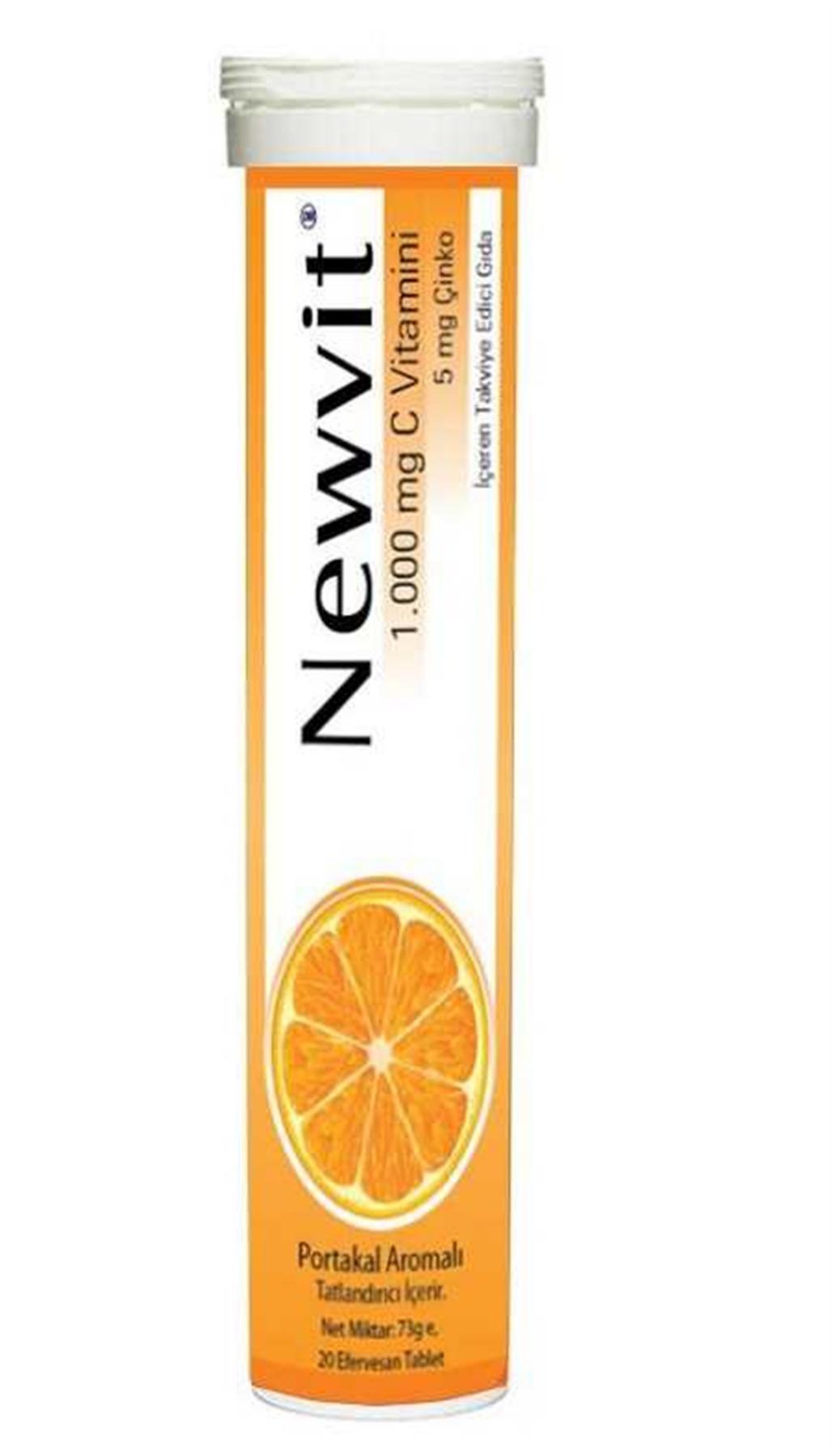 Newvit Çinko Aromalı Unisex Vitamin 20 Tablet