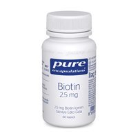 Pure Encapsulations Biotin Aromasız Unisex Vitamin 60 Kapsül