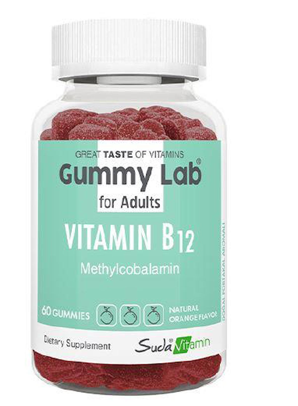 Suda Vitamin B12 Aromalı Unisex Vitamin 60 Tablet