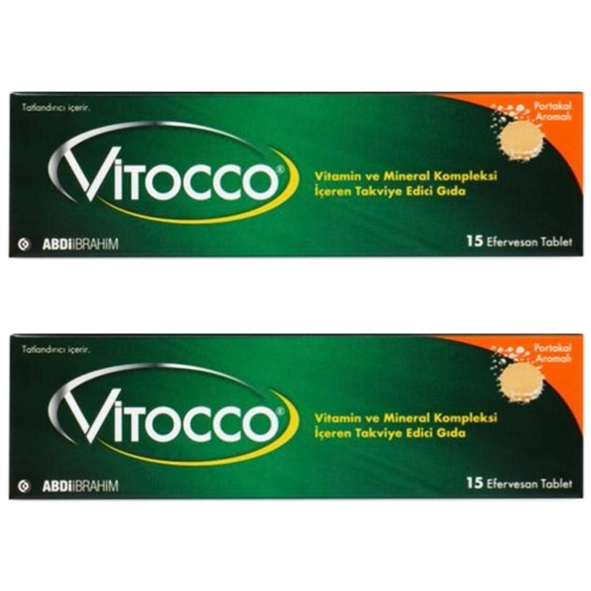Vitocco Aromalı Unisex Vitamin 2x15 Tablet