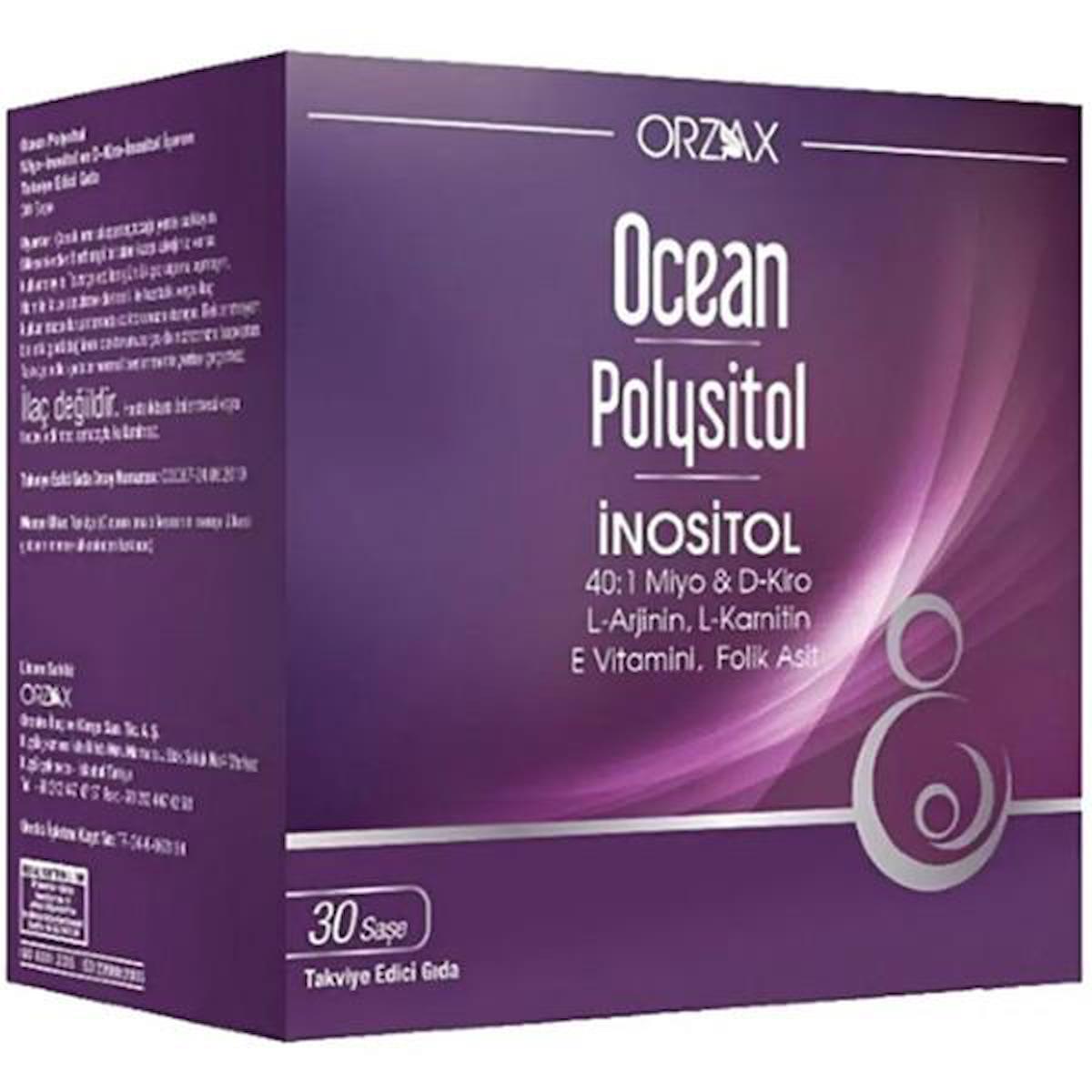 Ocean Orzax Polysitol Aromasız Unisex Vitamin 30 Tablet