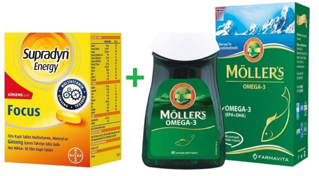 Supradyn Omega 3 Aromasız Unisex Vitamin 30 - 60 Tablet