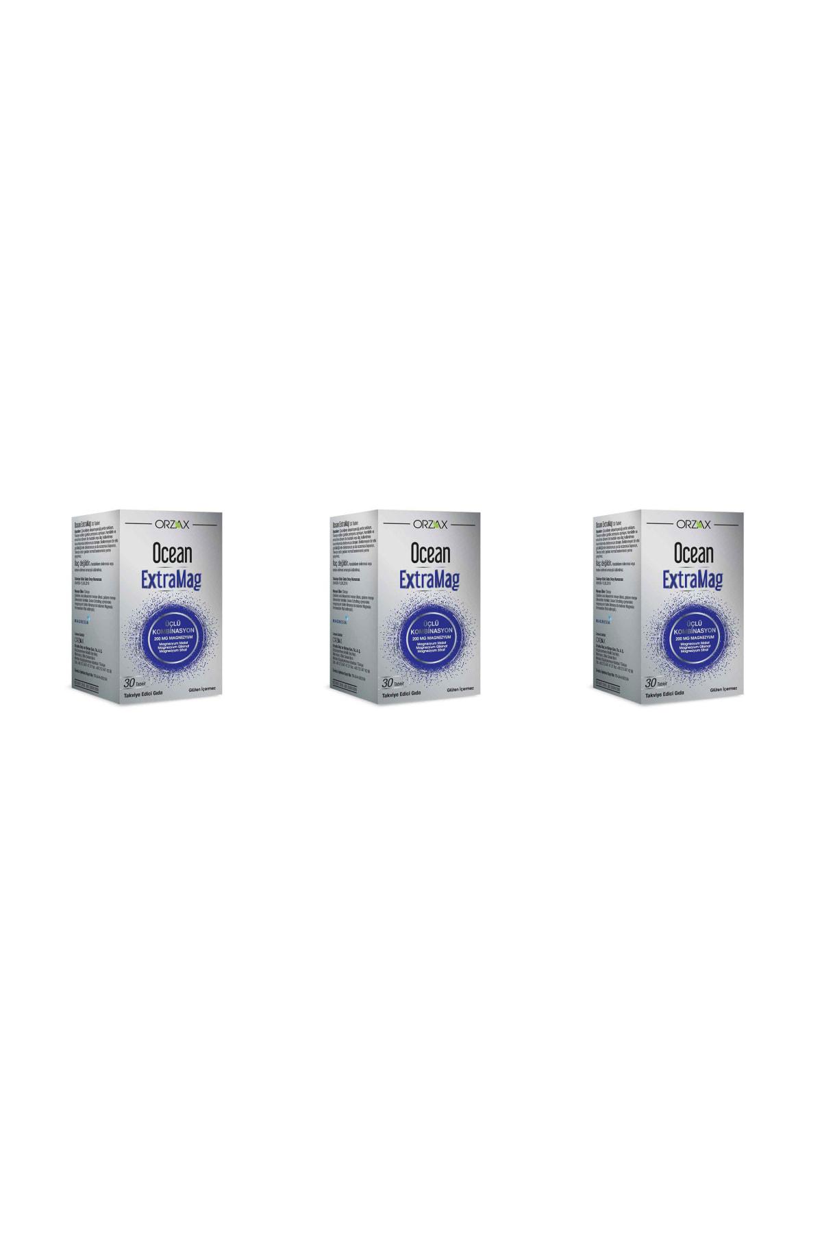 Ocean Magnezyum Aromasız Unisex Vitamin 3x30 Tablet