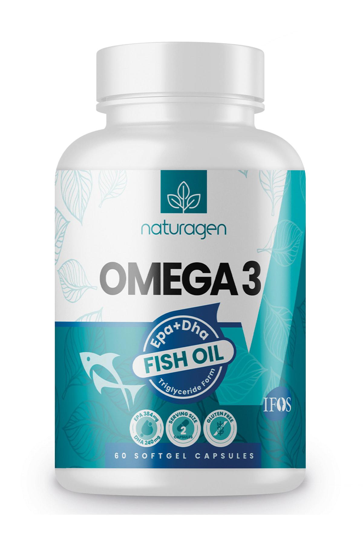Naturagen Omega 3 Aromasız Unisex Vitamin 60 Adet