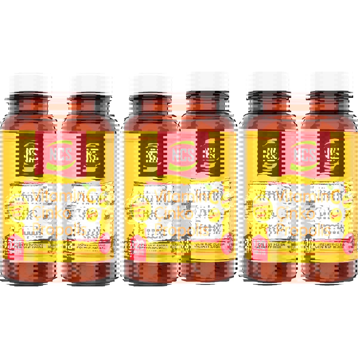 Ncs Çinko Sade Unisex Vitamin 3x120 Tablet