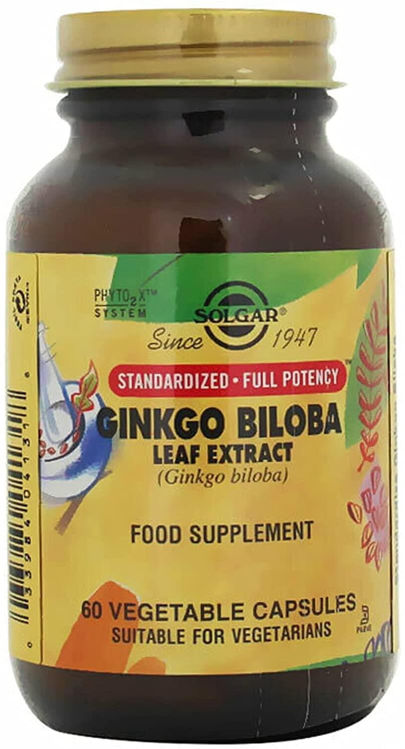 Solgar Ginkgo Sade Unisex Vitamin 60 Kapsül