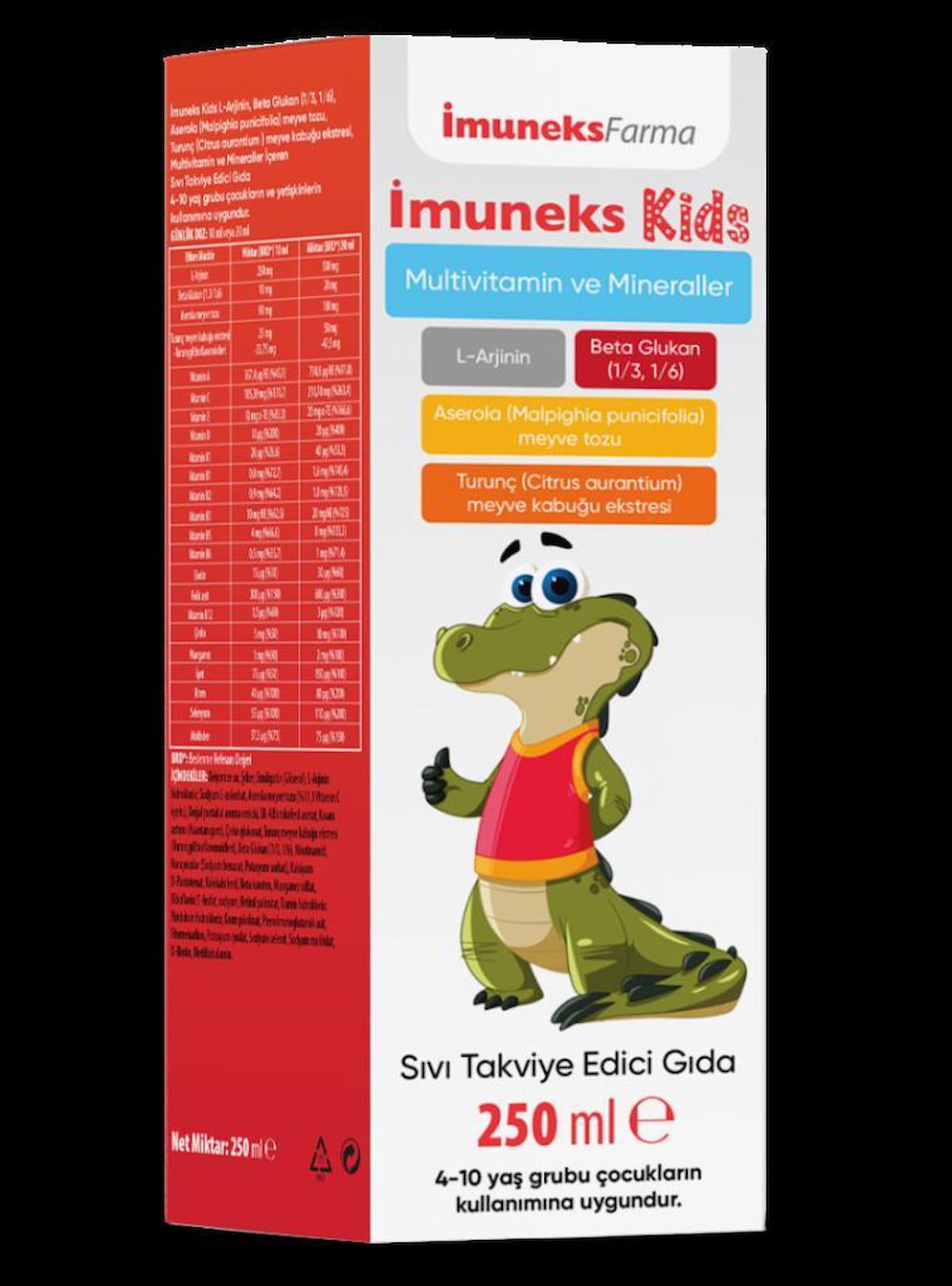 Imuneks Aromasız Unisex Vitamin 250 ml