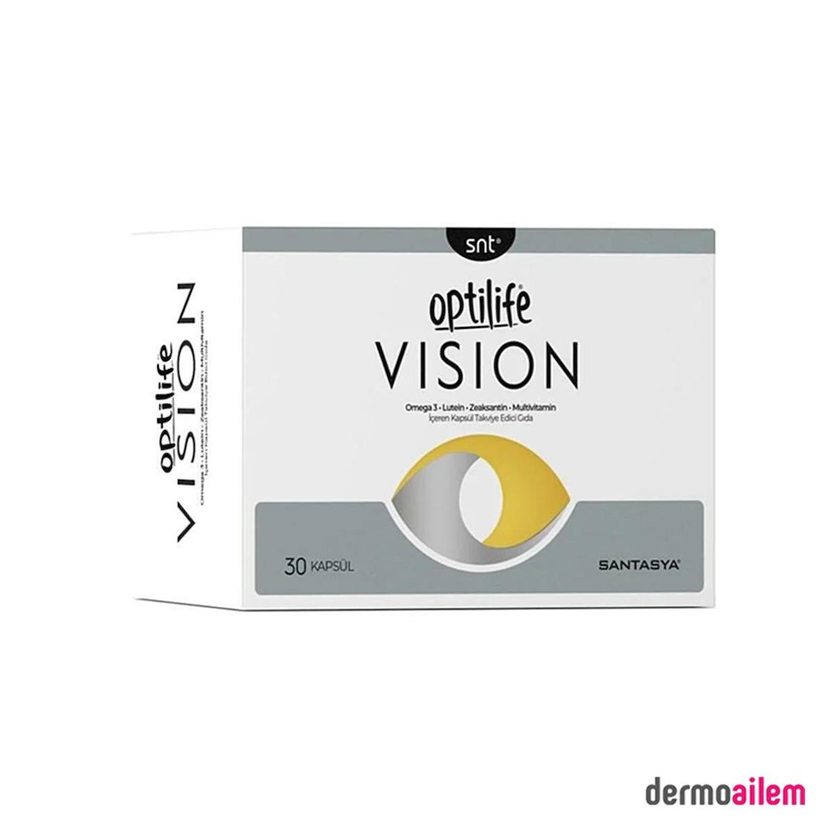 Santasya Optilife Aromasız Unisex Vitamin 30 Kapsül