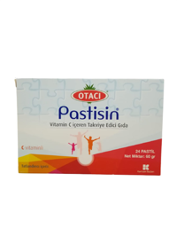Otacı Pastisin Aromalı Çocuk Vitamin 24 Tablet
