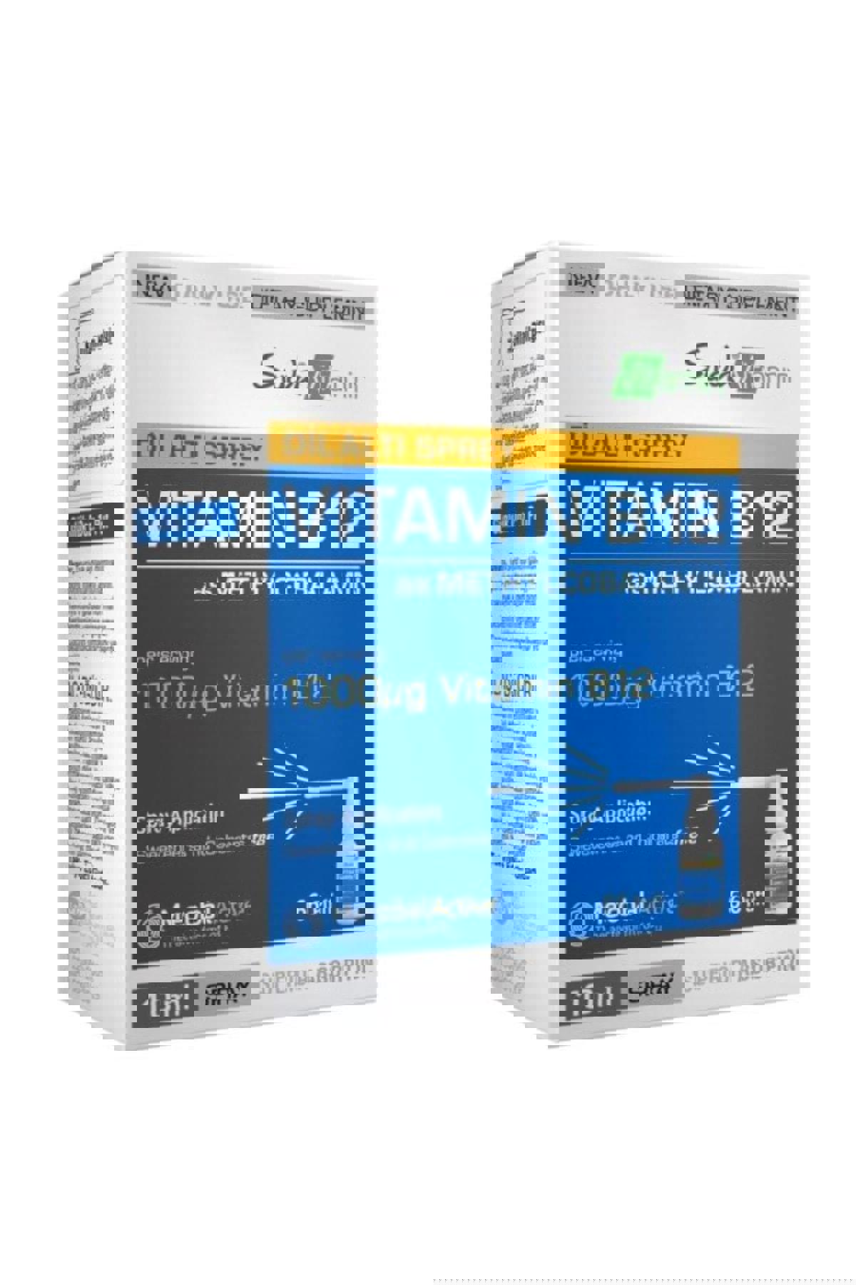 Suda Vitamin B12 Aromasız Unisex Vitamin 10 ml