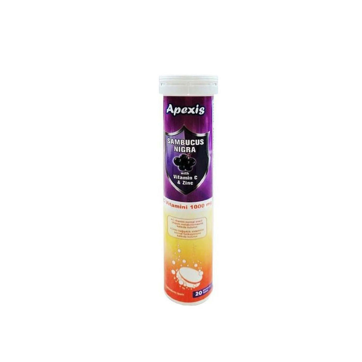 Apexis Sambucus Nigra Sade Unisex Vitamin 20 Tablet