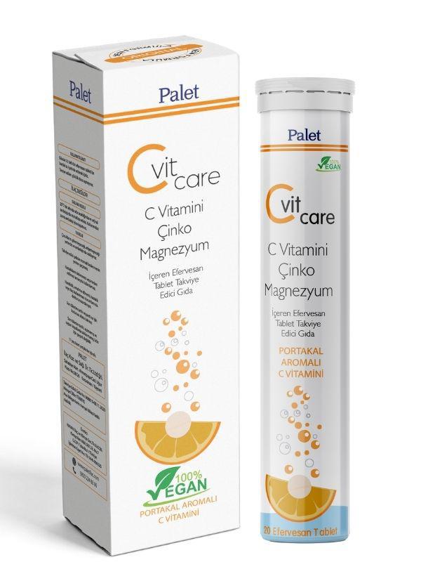 Palet Magnezyum Aromalı Unisex Vitamin 20 Tablet