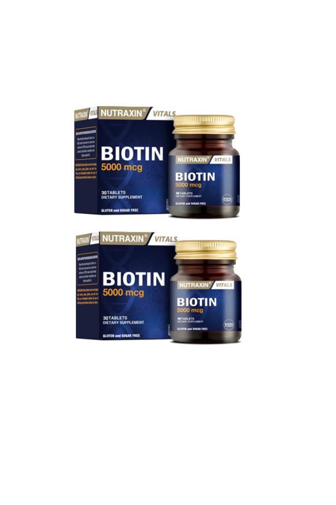 Nutraxin Çinko Sade Unisex Vitamin 2x30 Tablet