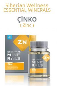 Siberian Wellness Zinc Aromasız Unisex Vitamin 60 Kapsül
