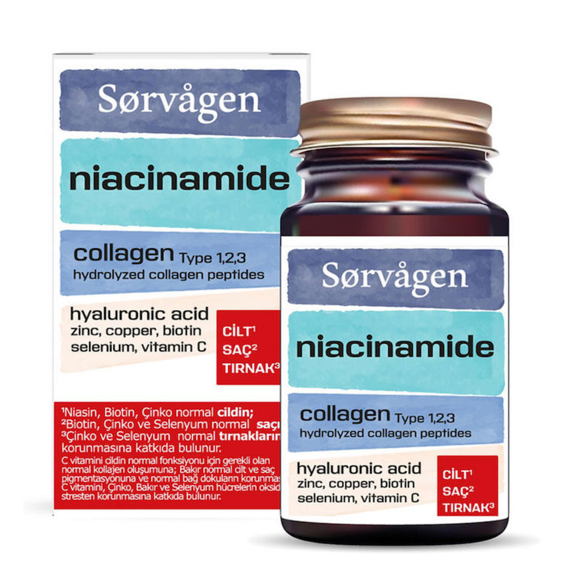 Eeose Sorvagen Sade Unisex Vitamin 60 Tablet