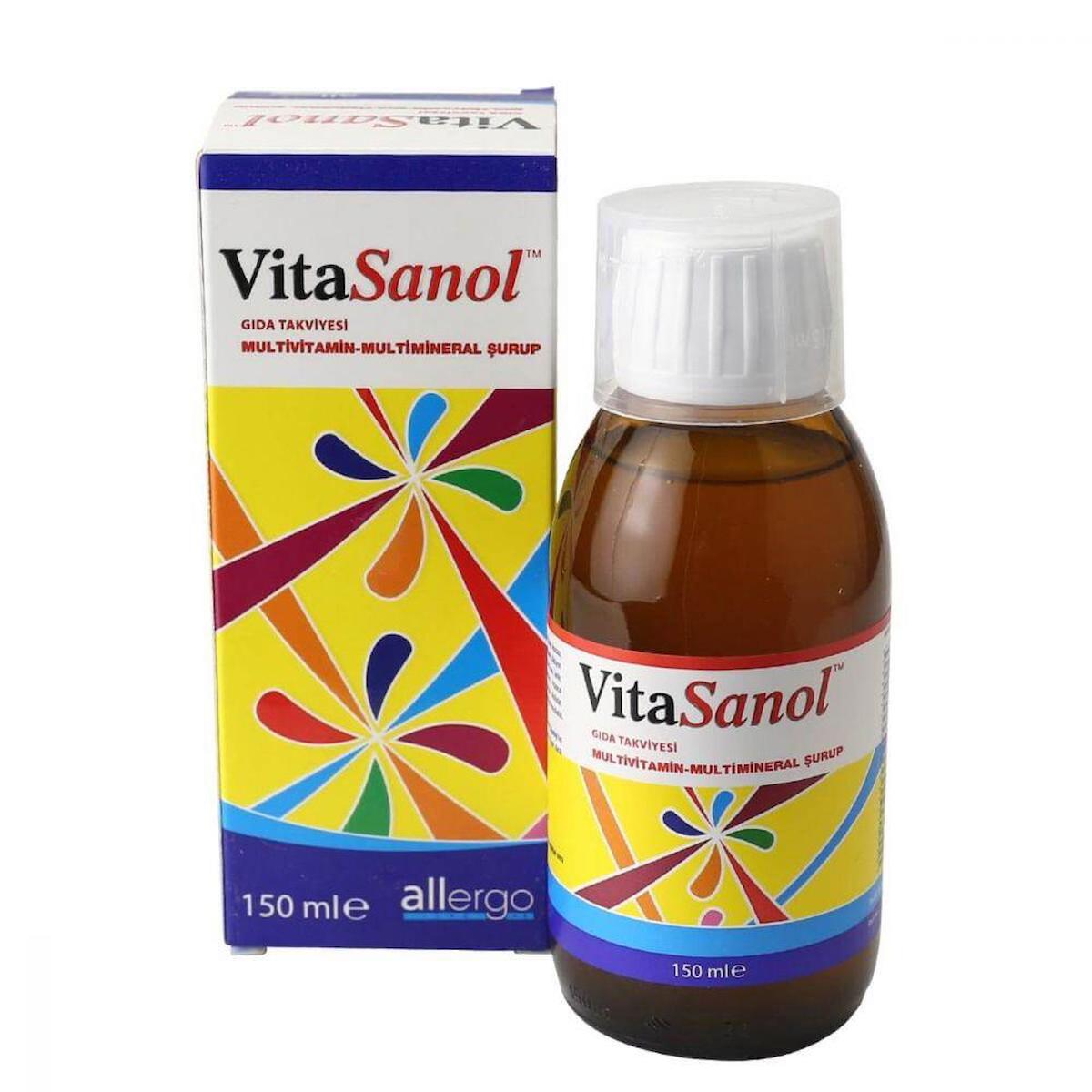 Allergo Vitasanol Sade Unisex Vitamin 150 ml