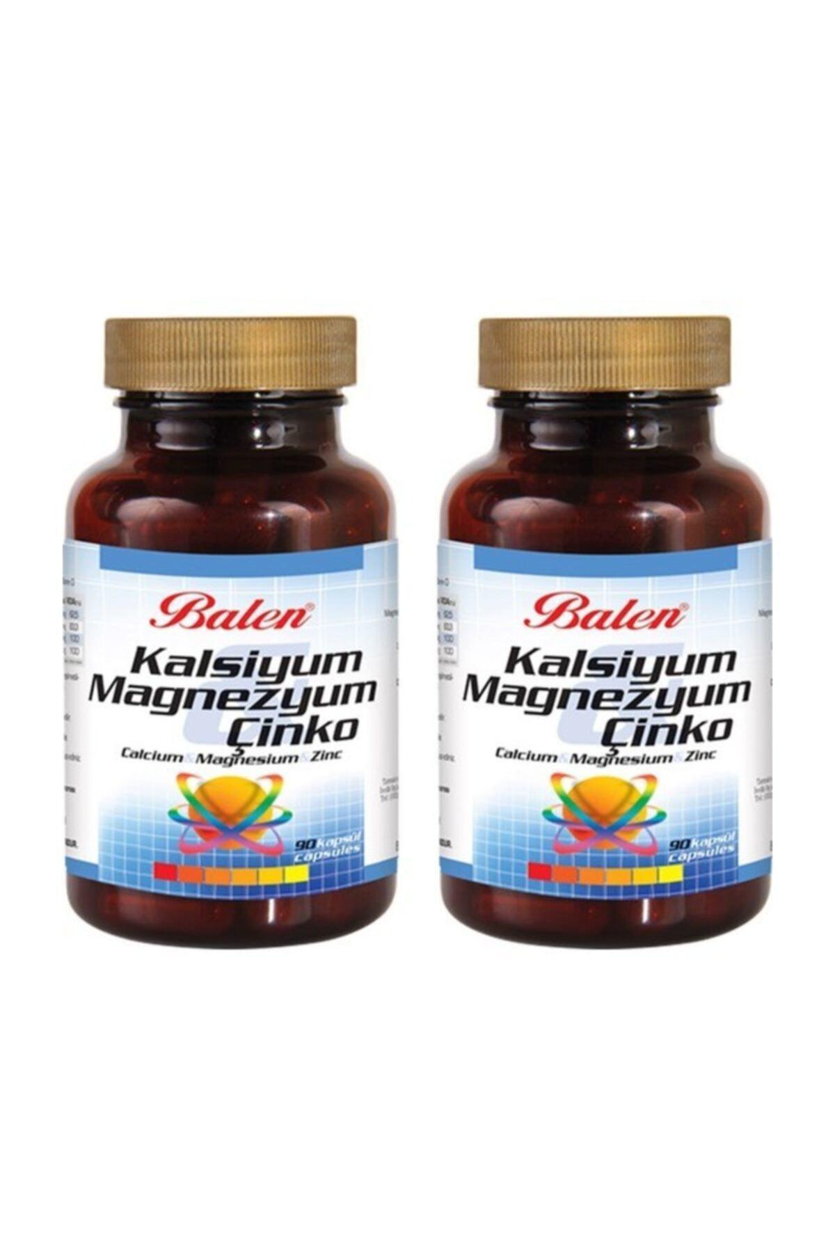 Balen Çinko - Kalsiyum - Magnezyum Sade Unisex Vitamin 90 Kapsül