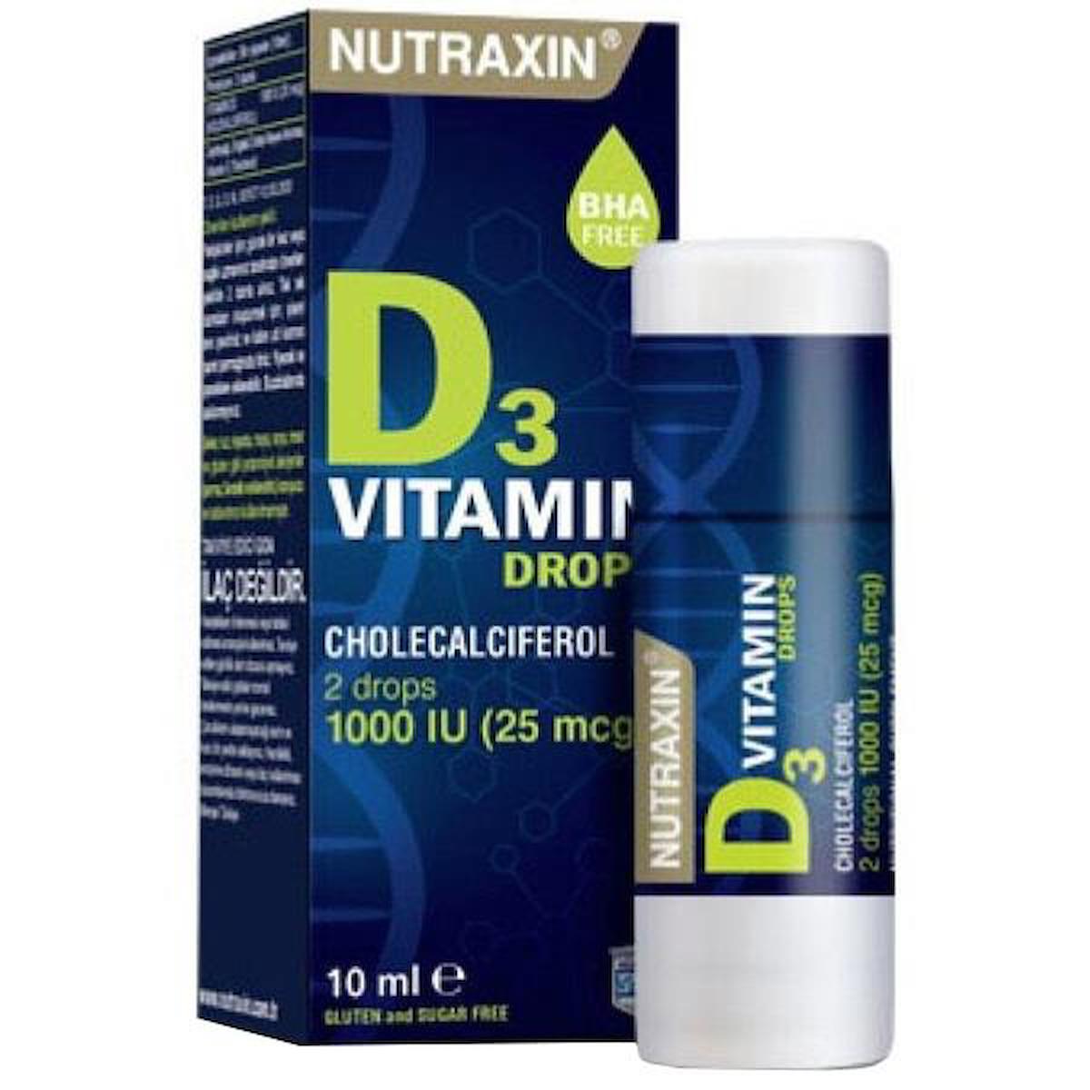Nutraxin D Vitamini Sade Unisex 10 ml