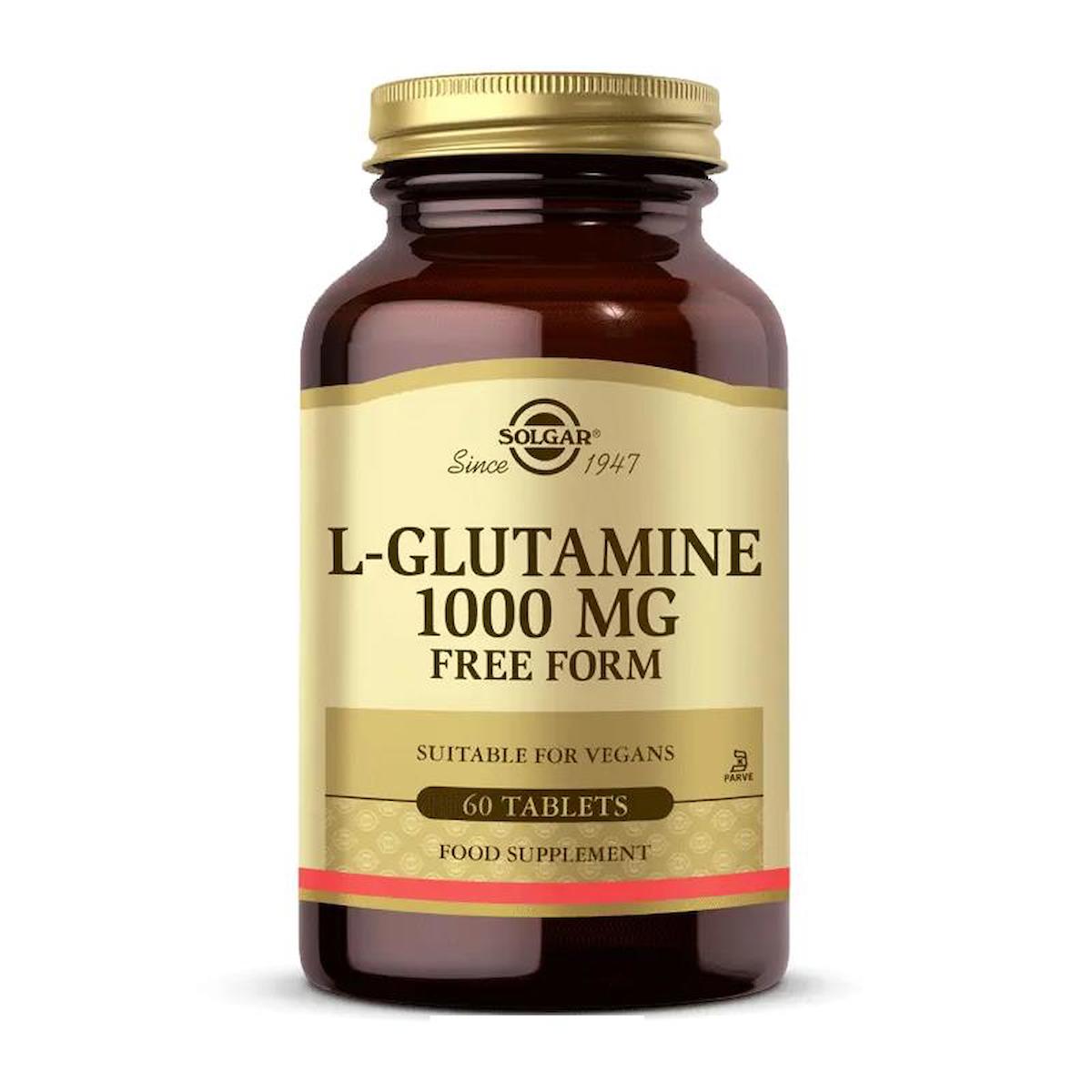 Solgar L-Glutamin Aromasız Unisex Vitamin 60 Tablet