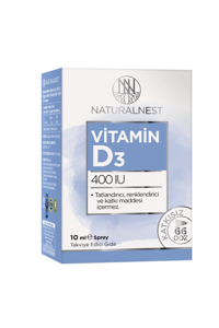 Naturalnest D2 Vitamini Sade Unisex 10 ml