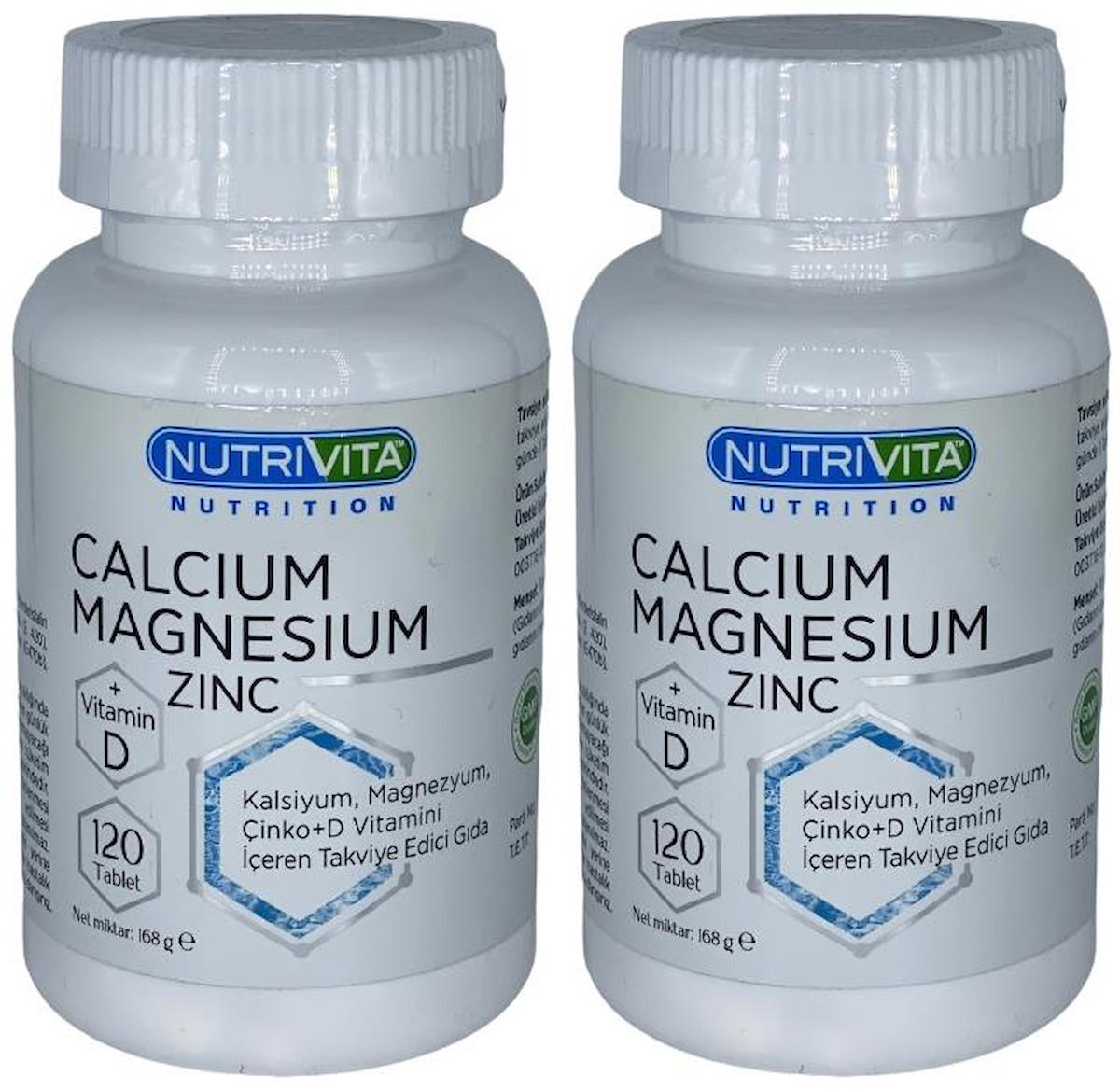 Nutrivita Nutrition Magnezyum Aromasız Unisex Vitamin 2x120 Tablet