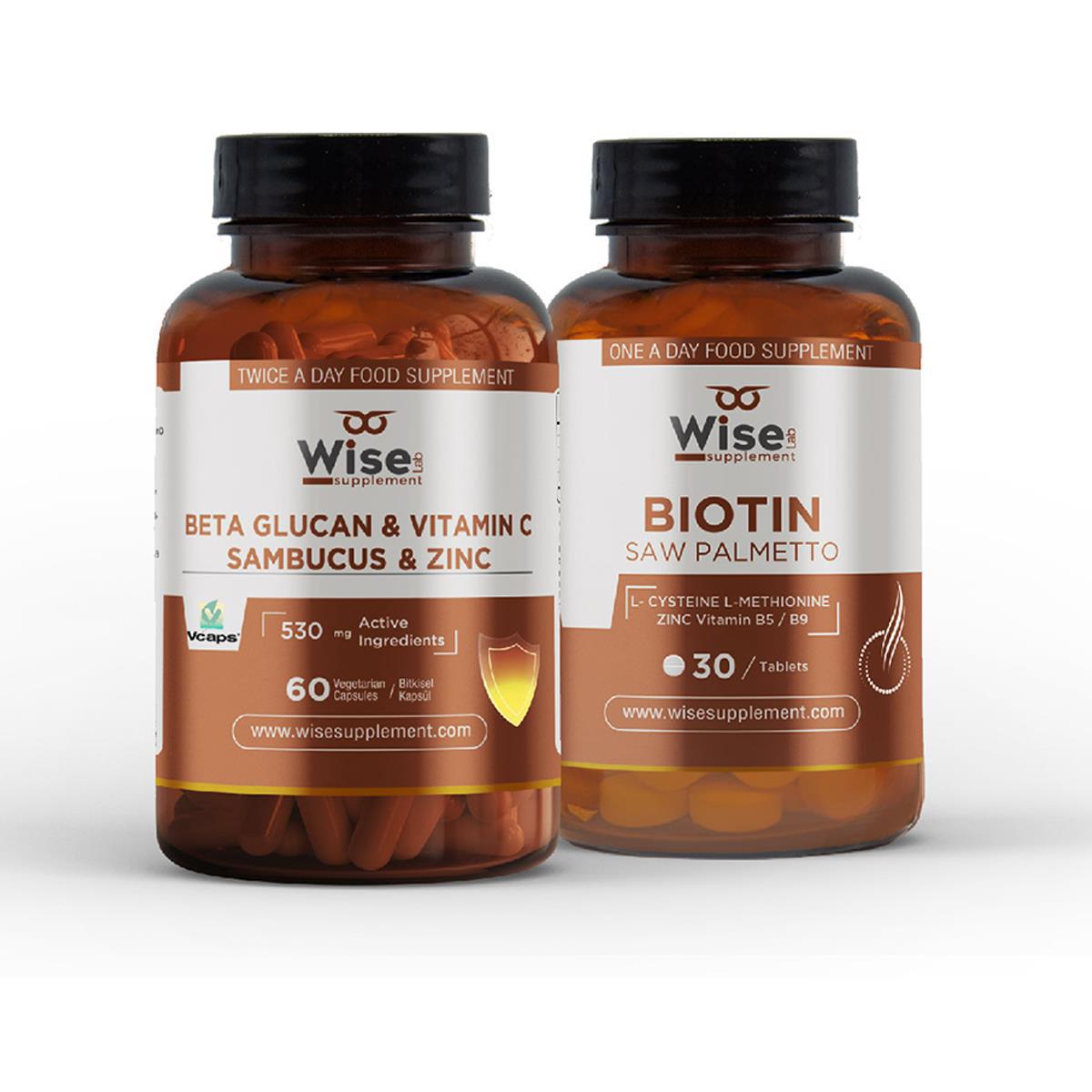 Wiselab Beta Glucan C Vitamini Sade Unisex 60 Kapsül