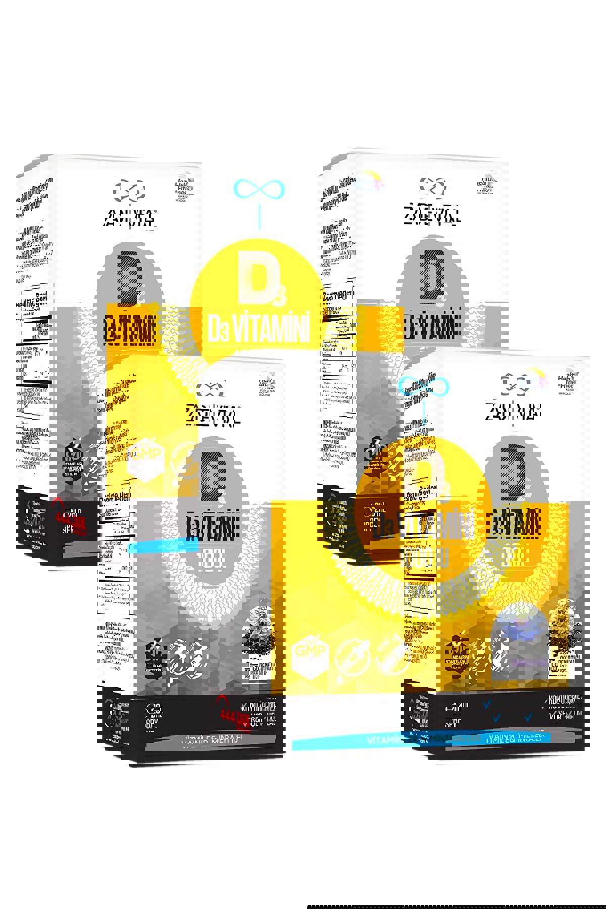 Zade Vital D3 Vitamini Aromalı Unisex 2x20 ml