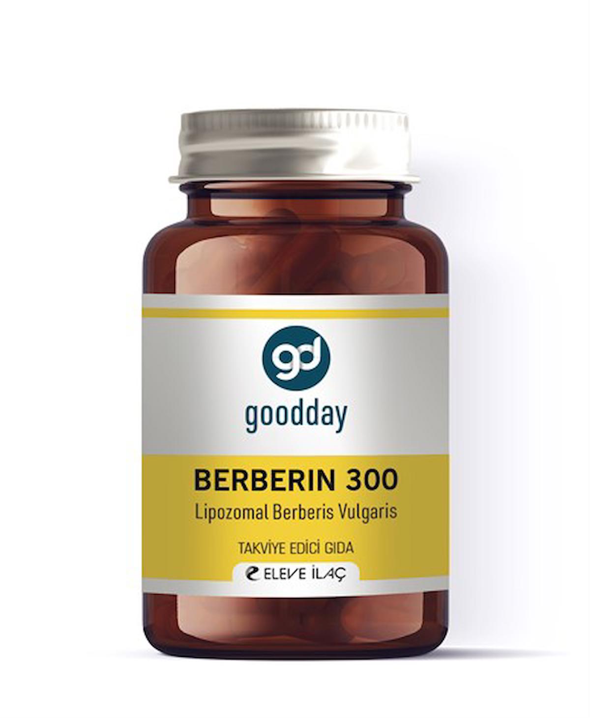 Goodday Lipozomal Berberin 300 Aromasız Unisex Vitamin 60 Kapsül