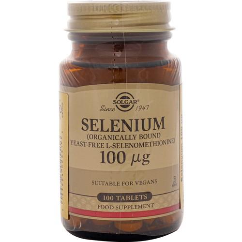 Solgar Selenium Sade Unisex Vitamin 100 Tablet