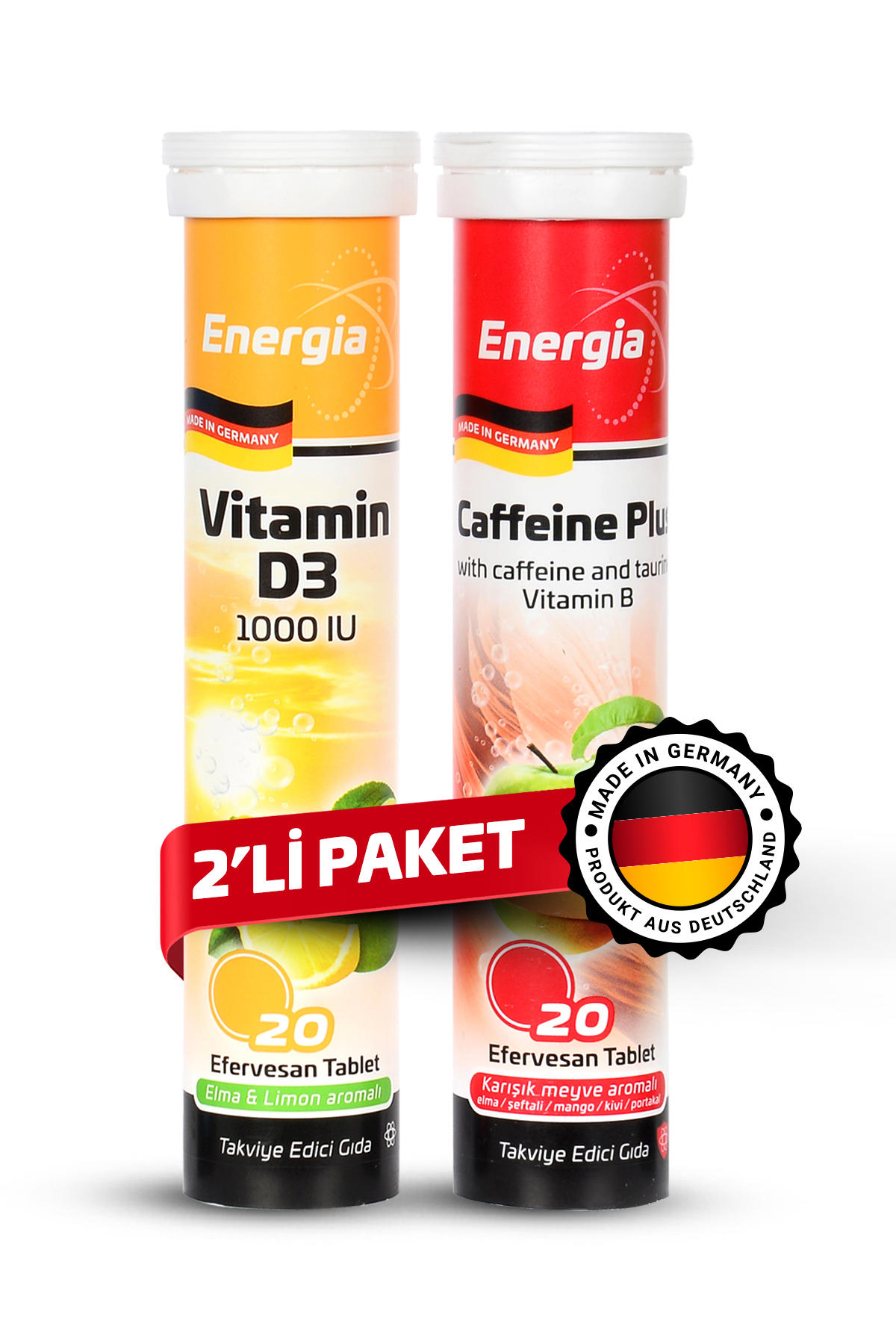 Energia Vitamin D Unisex 2x20 Tablet